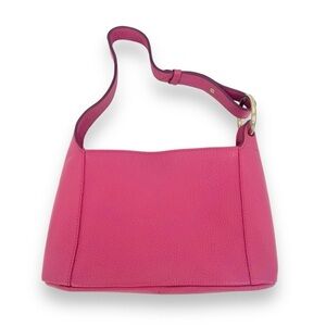 Corder London Florence Shoulder Bag Classic Pebbled Leather In Pink